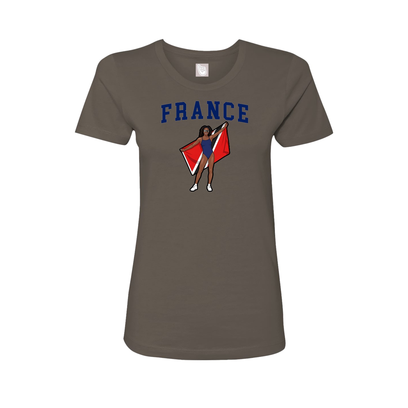 Fitted Women's Tee — Shirsey in Grey