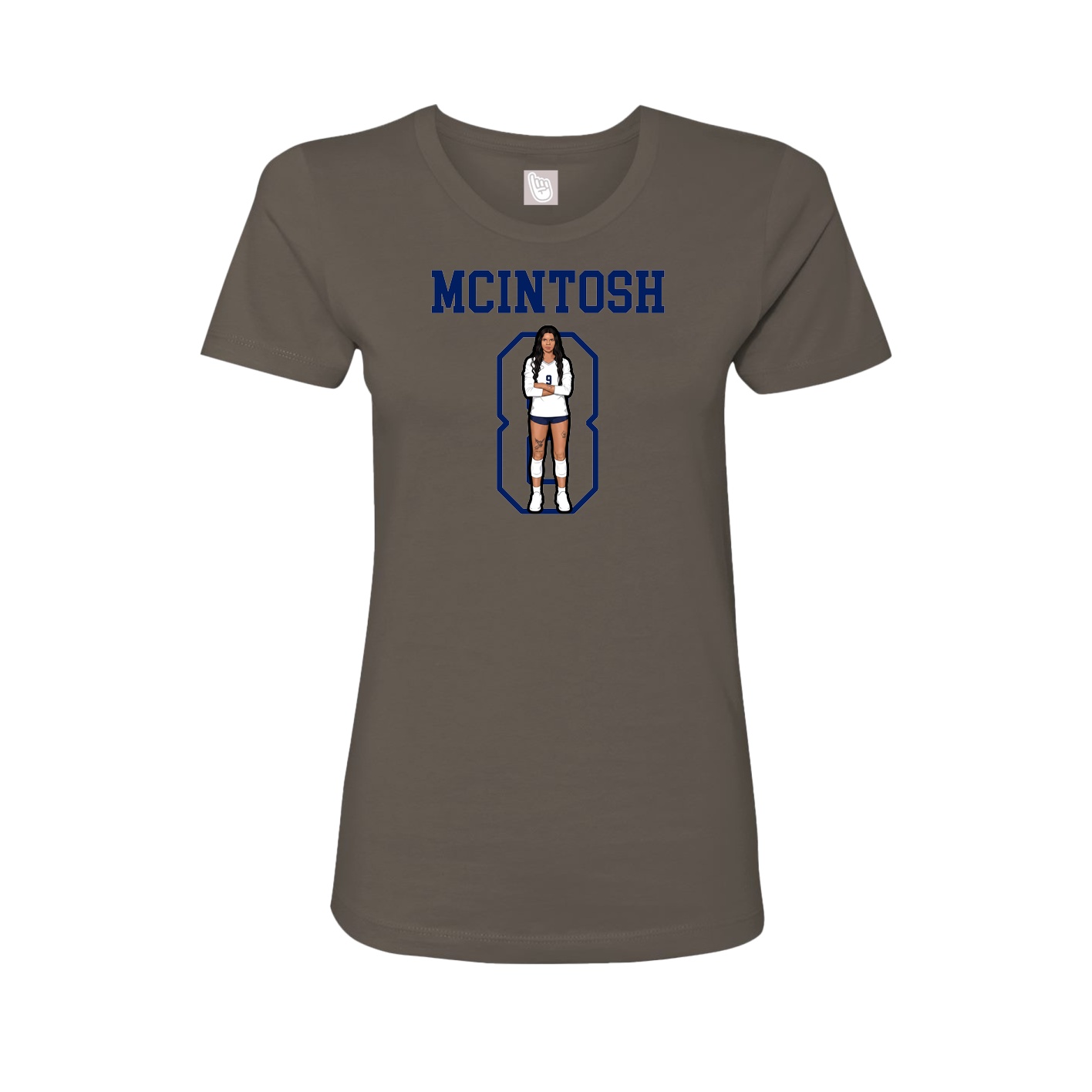Fitted Women's Tee — Shirsey in Grey