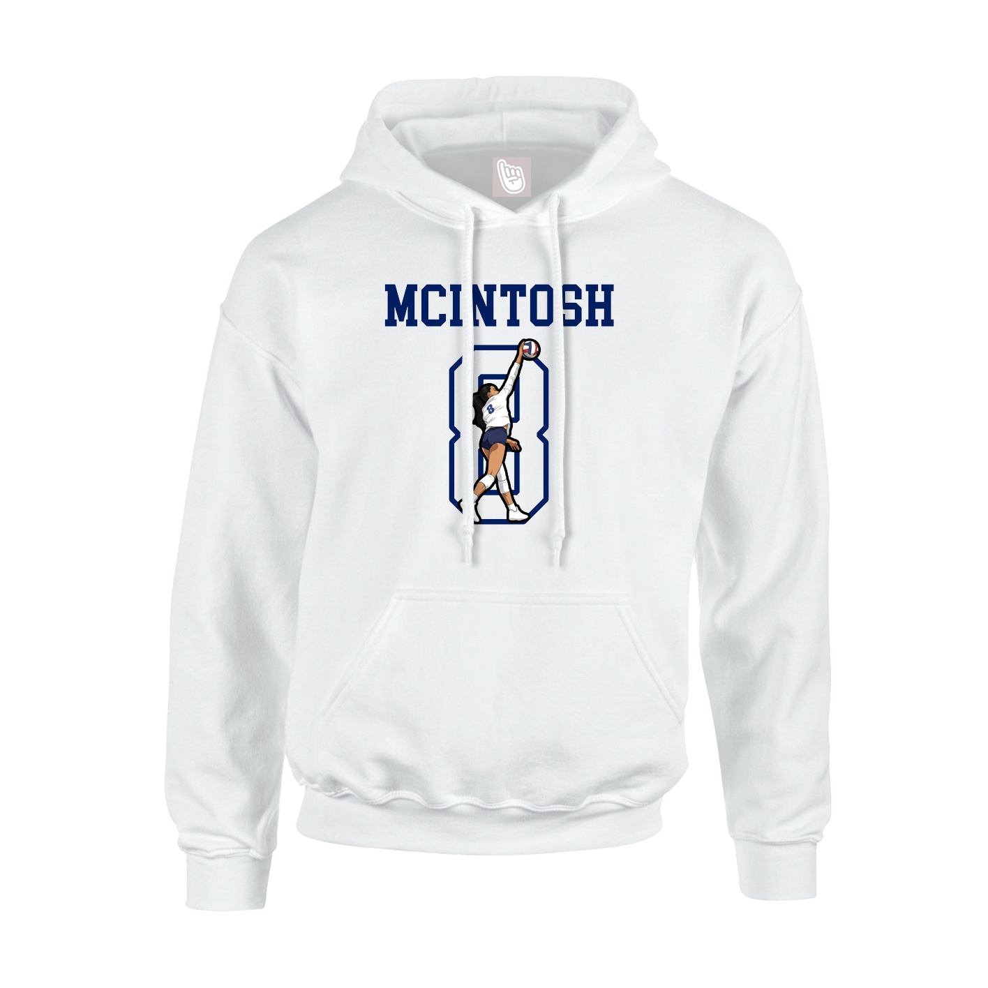 Hoodie — Shirsey in White