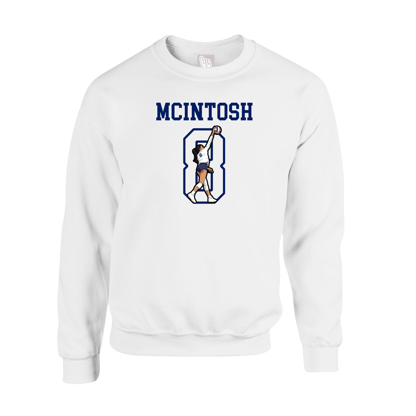 Fleece Crew — Shirsey in White