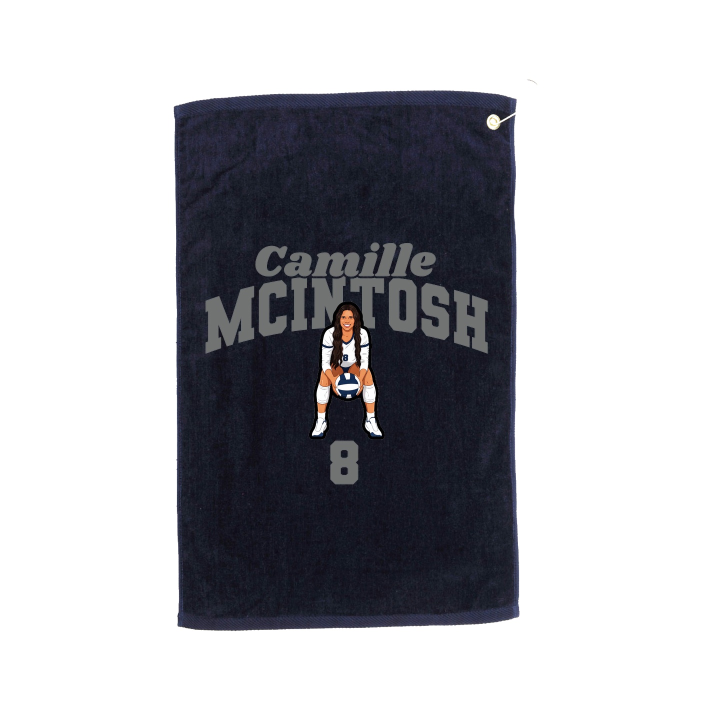Golf Towel — Signature Arch in Navy