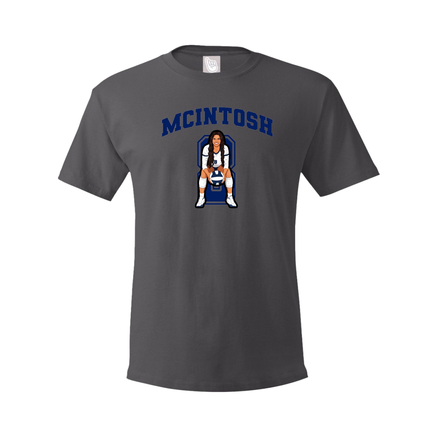 Tee — Number in Grey