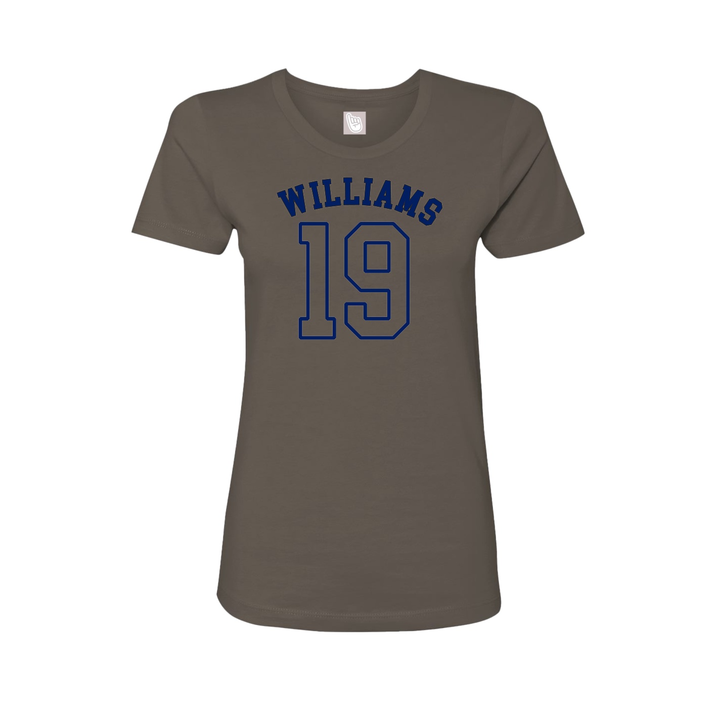 Fitted Women's Tee — Shirsey Arch in Grey