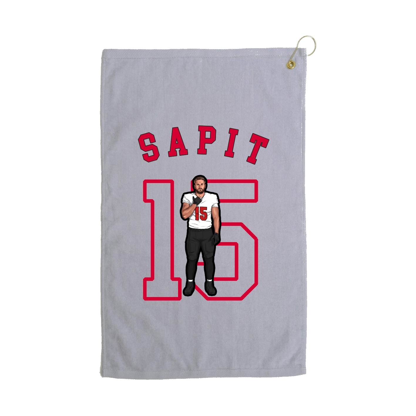 Golf Towel — Shirsey Arch in Grey