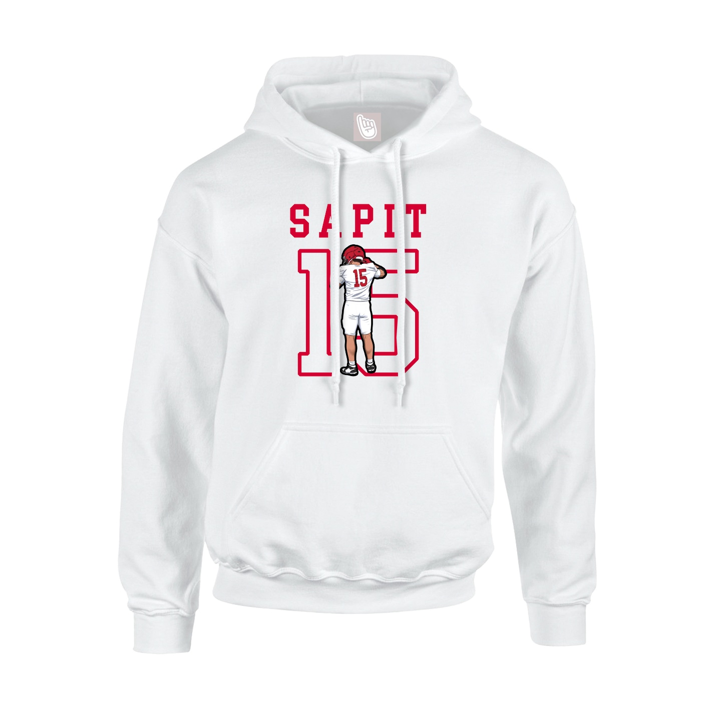 Hoodie — Shirsey in White