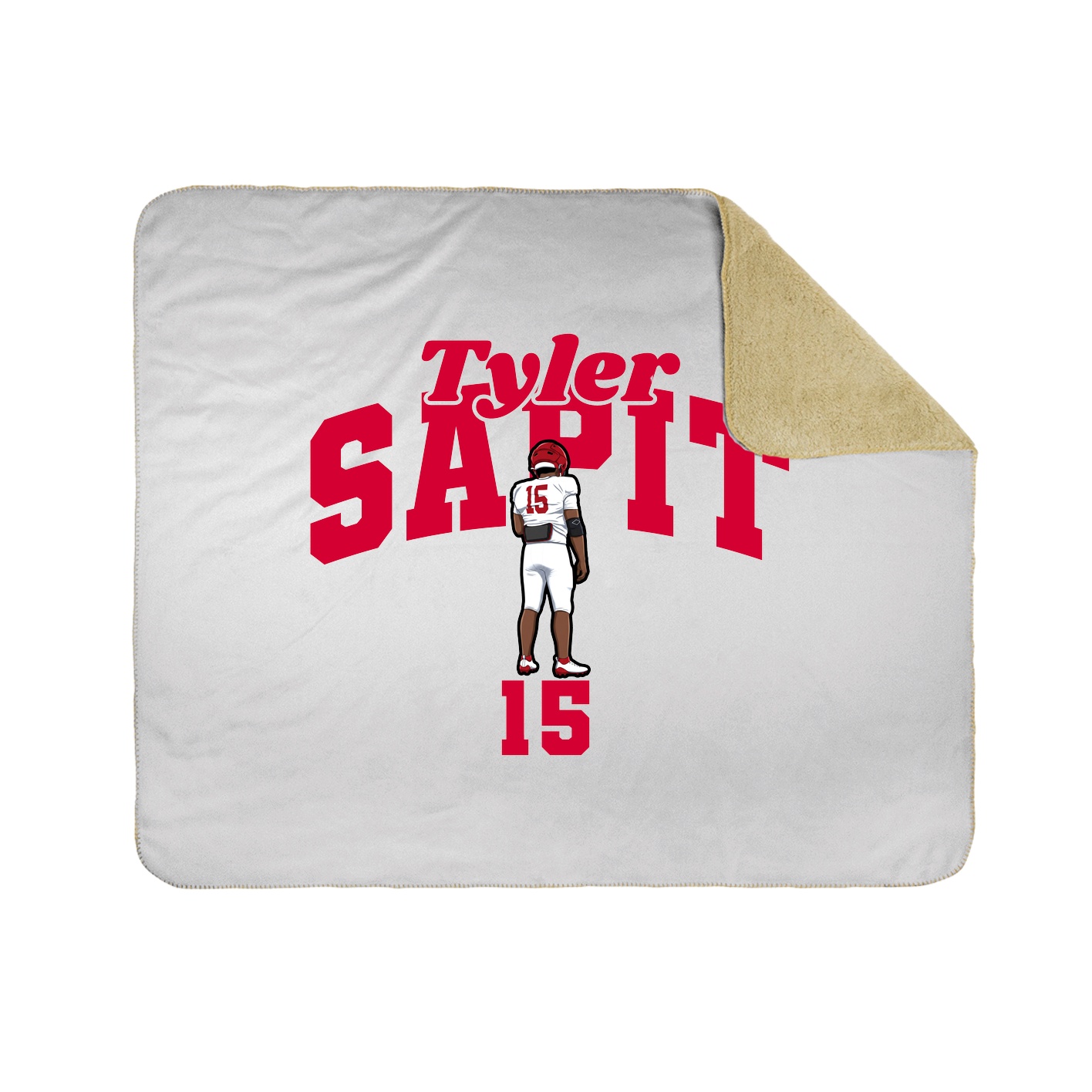 Throw Blanket — Signature Arch in White