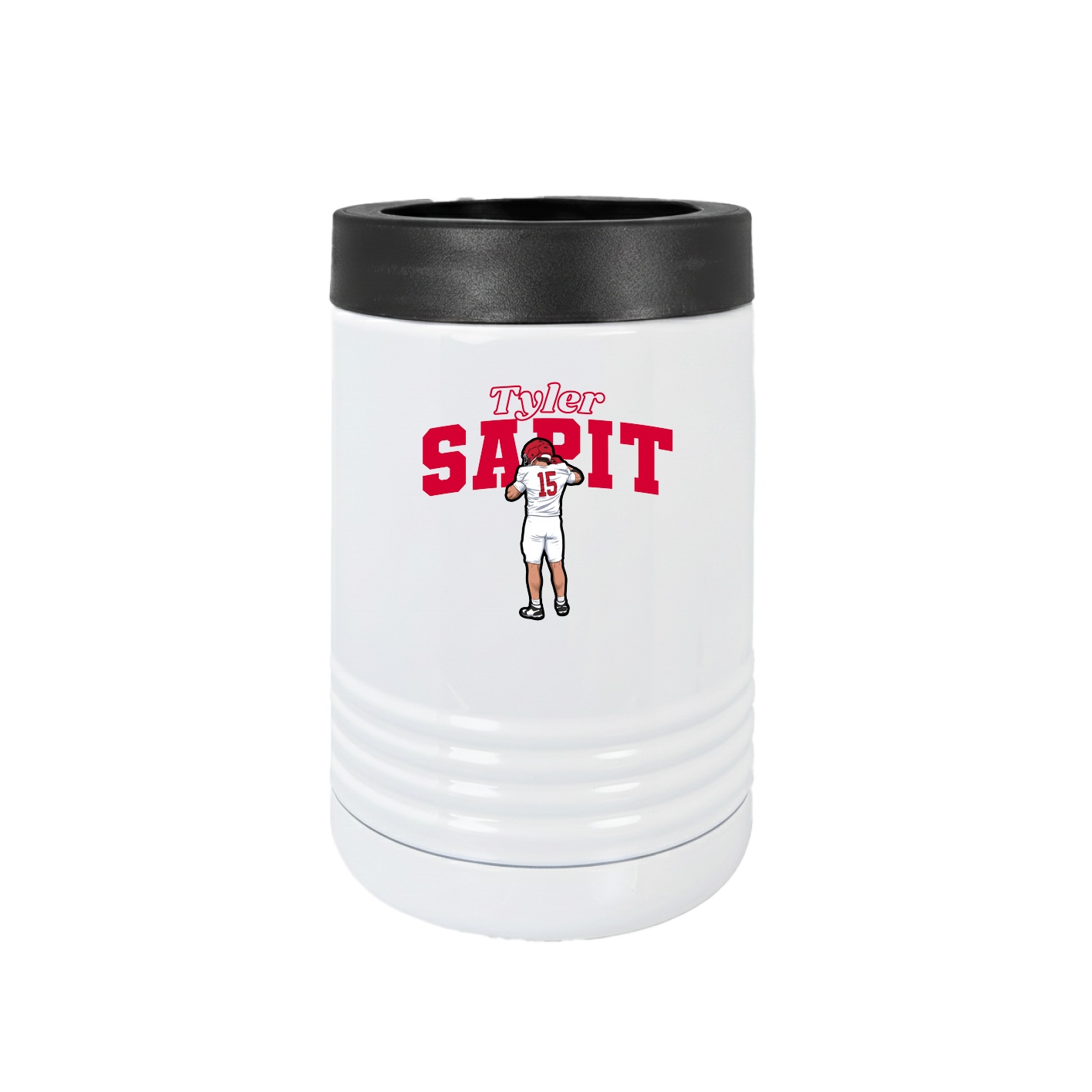 Beverage Holder — Name Arch in White