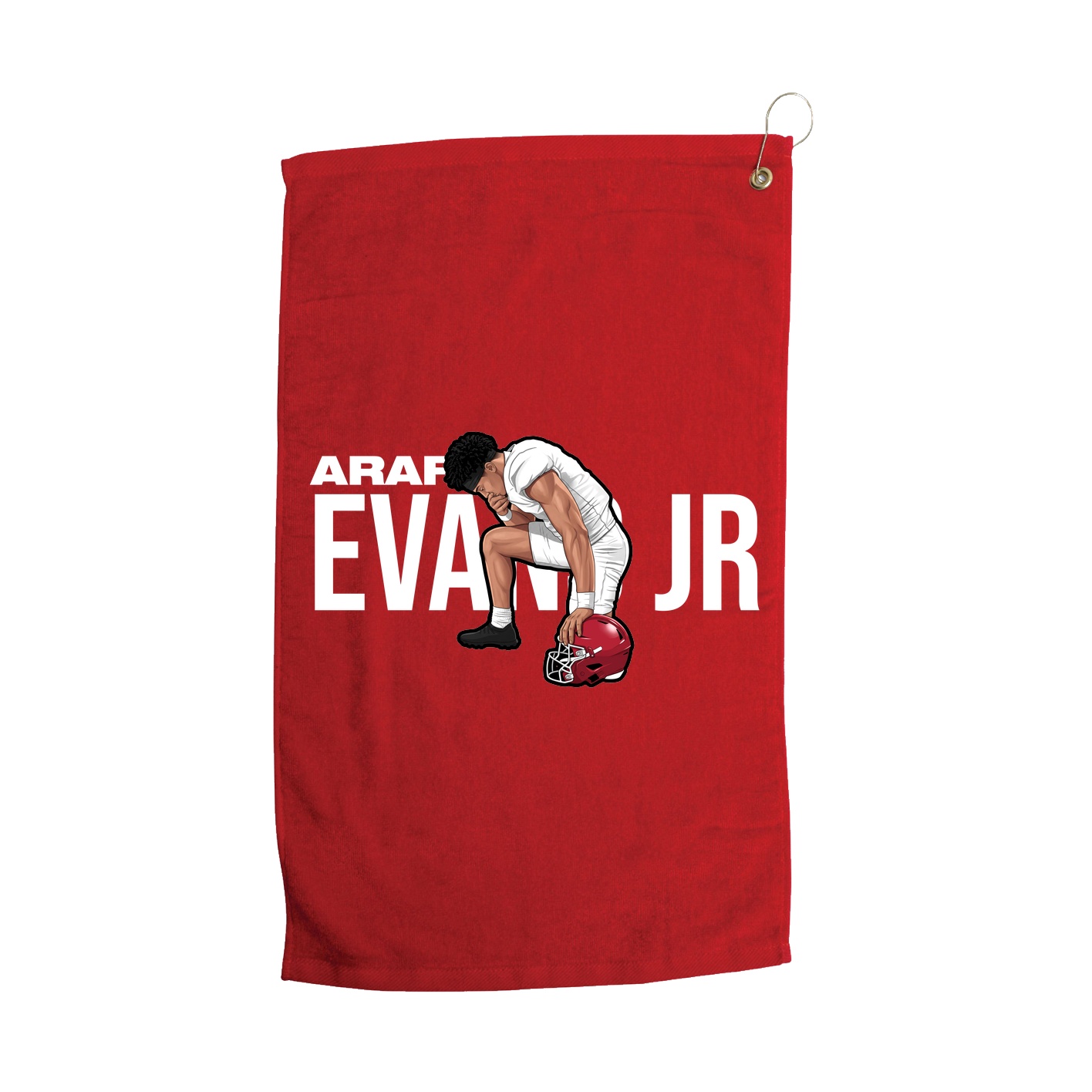 Golf Towel — Player Name in Red