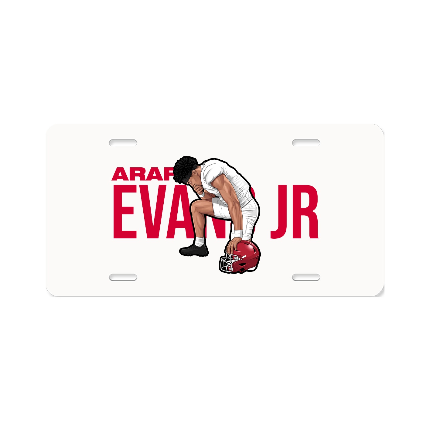 License Plate — Player Name in Classic