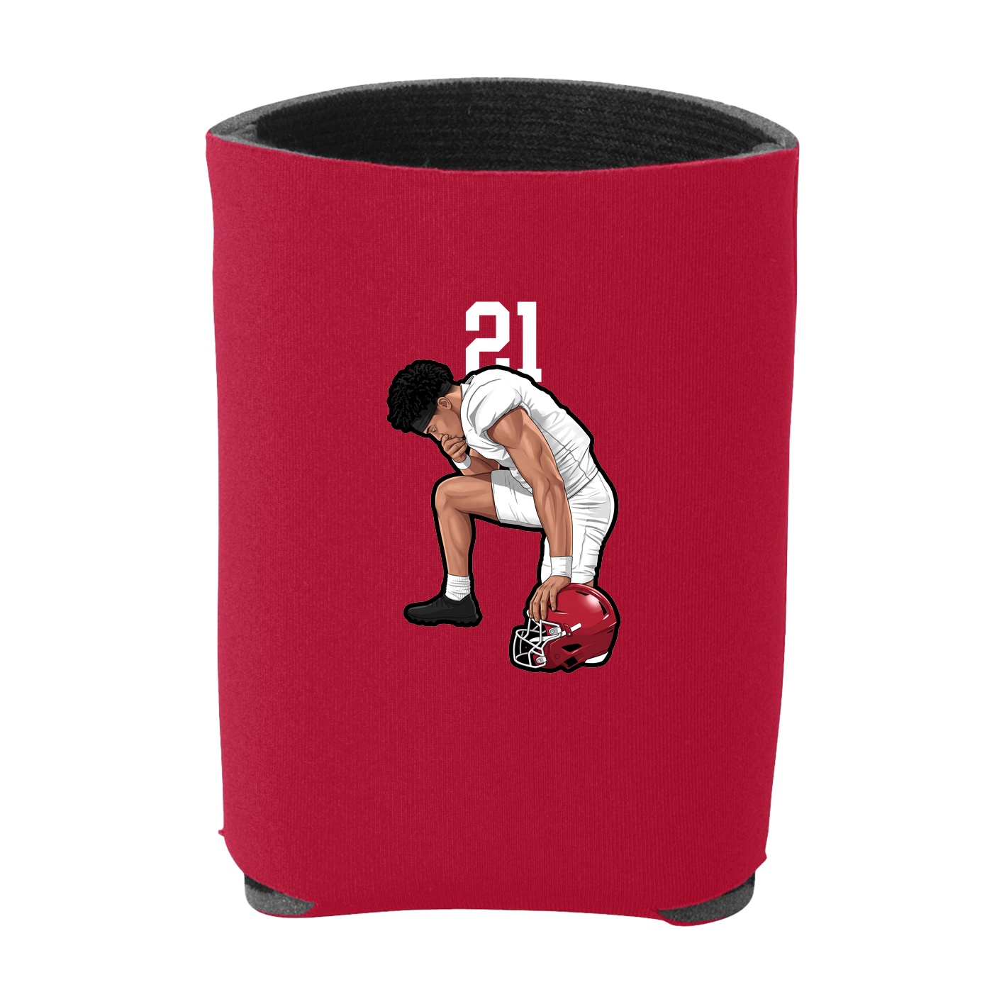 Can Holder — Number Top in Red