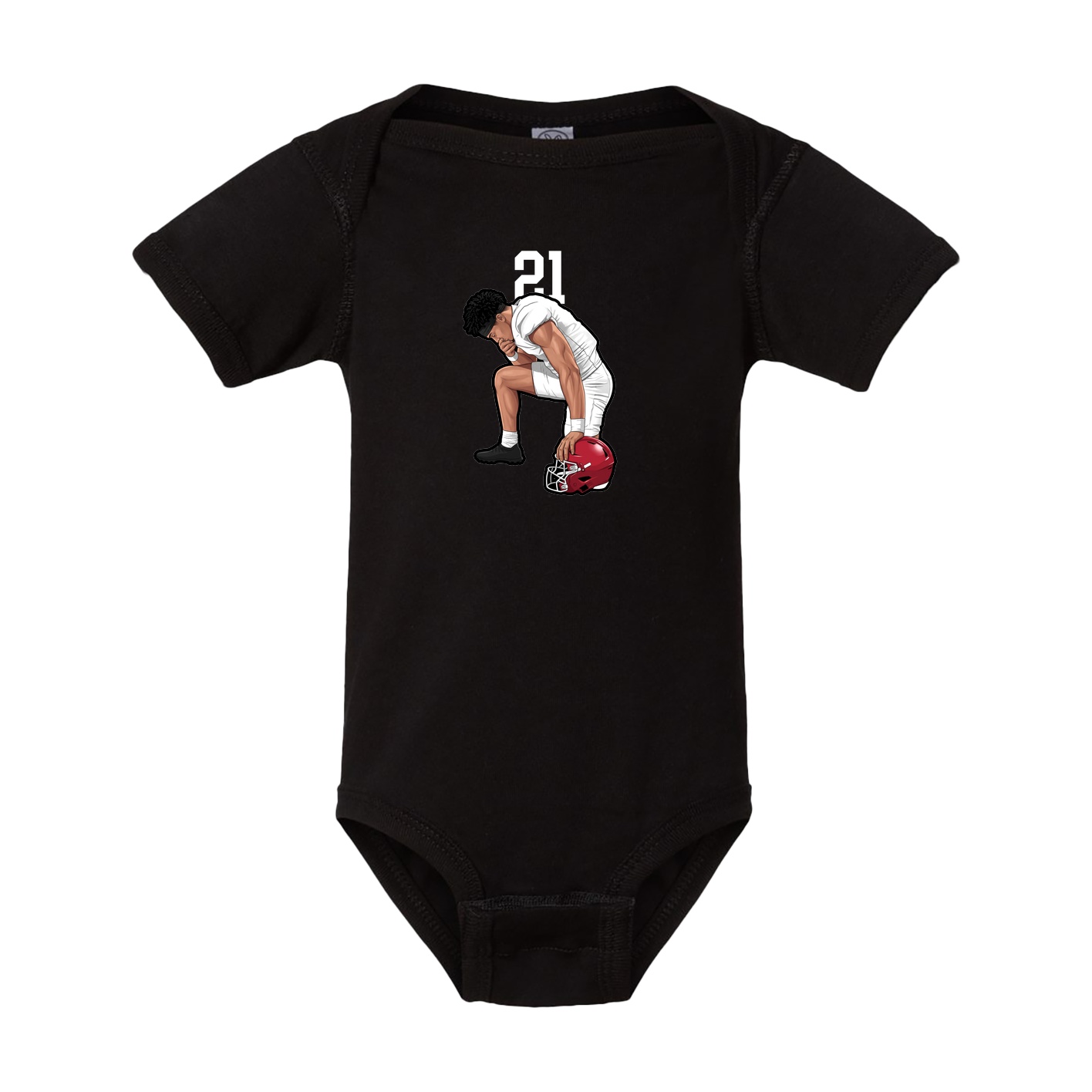 Baby Onesie — Number Top in Black
