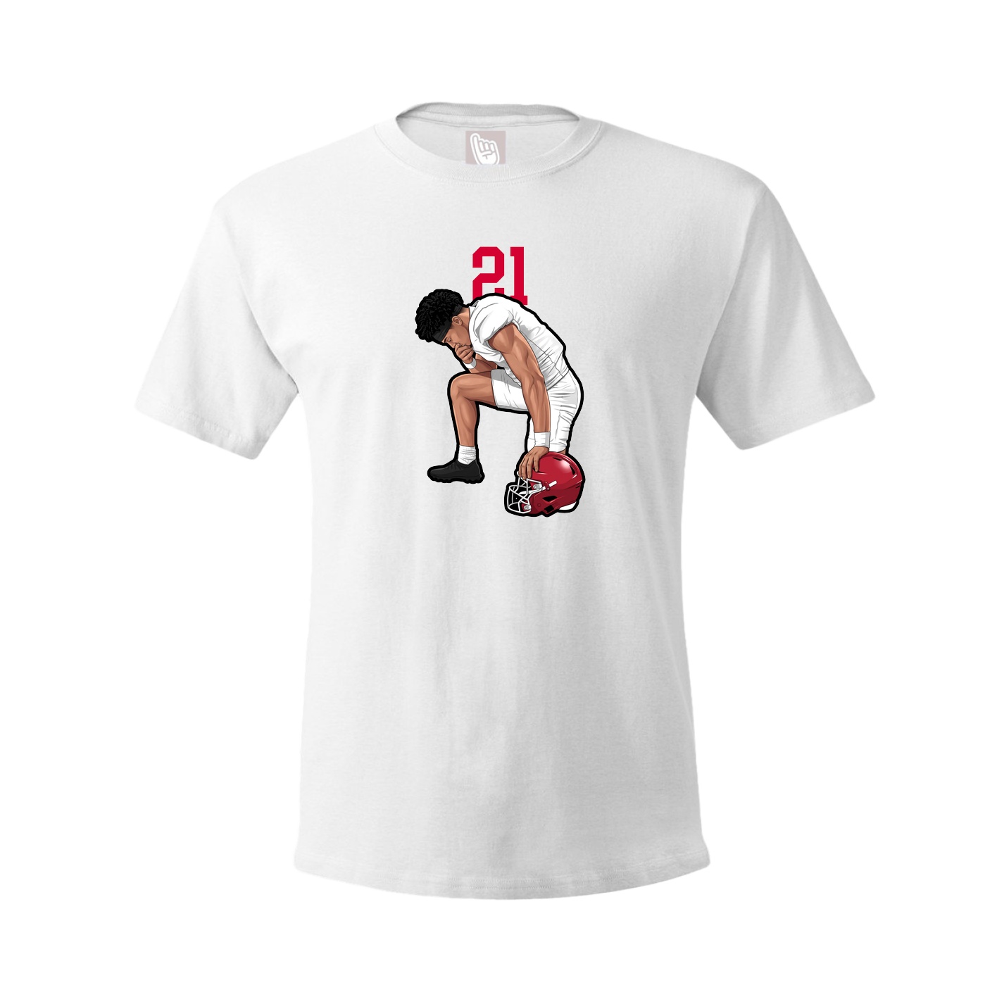 Tee — Number Top in White