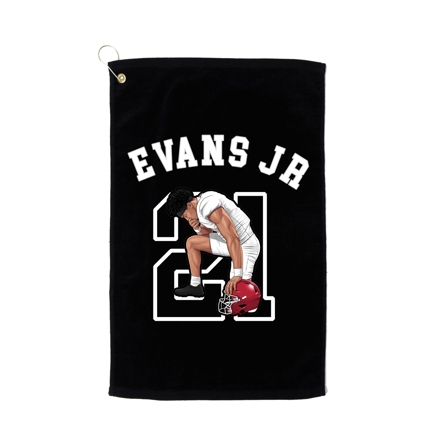 Golf Towel — Shirsey Arch in Black