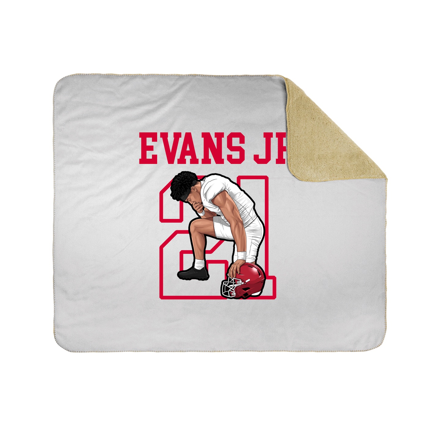 Throw Blanket — Shirsey in White