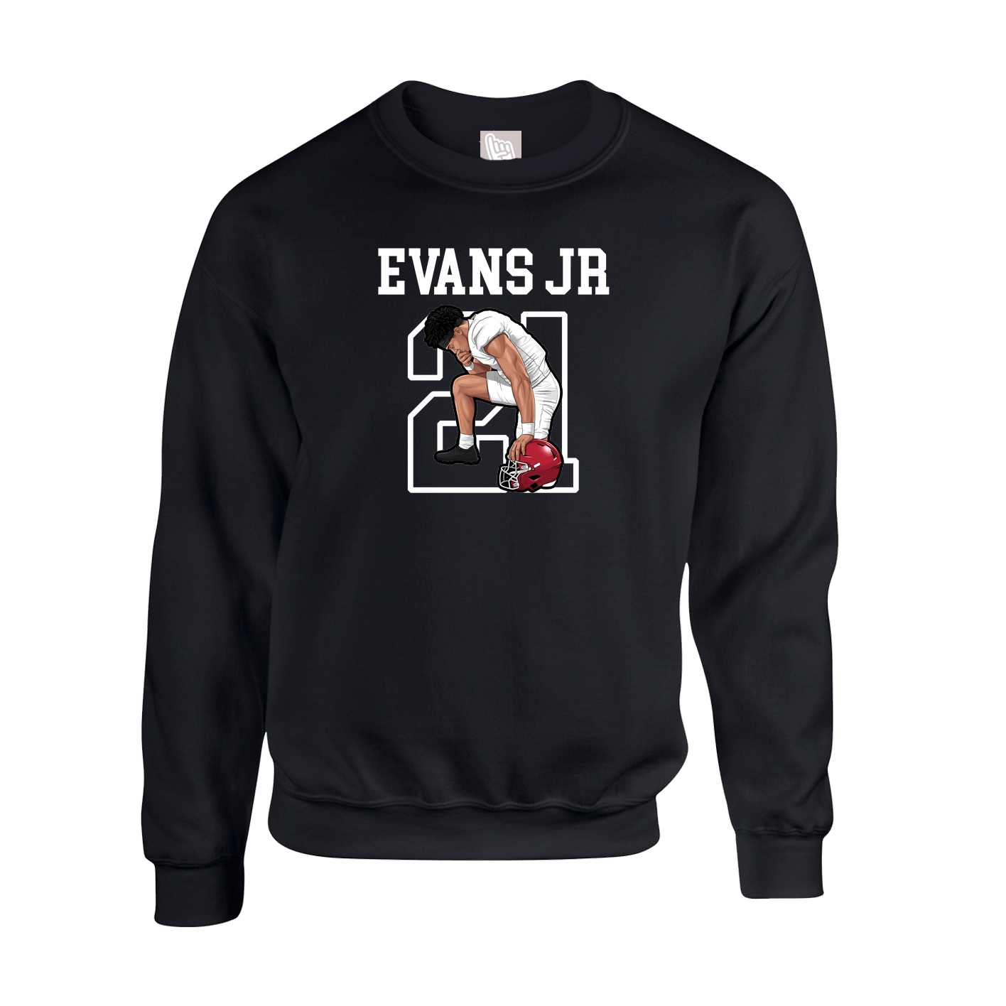 Fleece Crew — Shirsey in Black