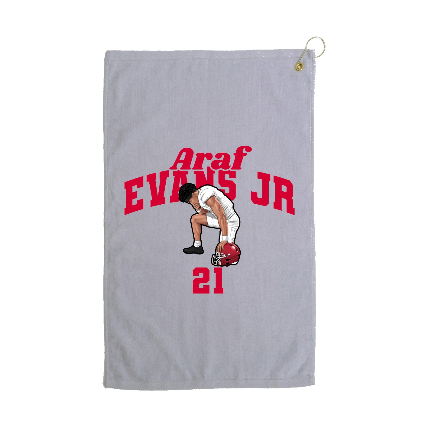 Golf Towel — Signature Arch in Grey