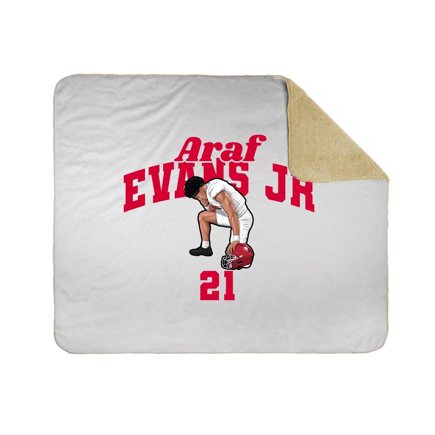 Throw Blanket — Signature Arch in White