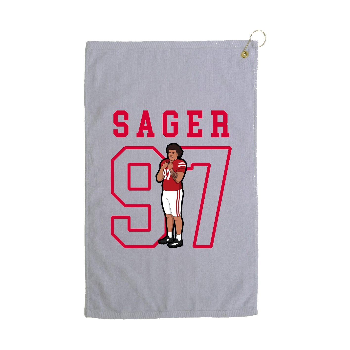 Golf Towel — Shirsey in Grey