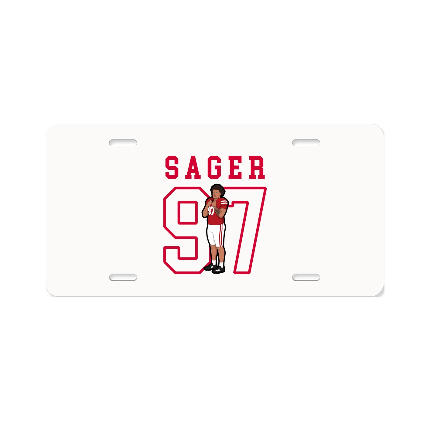 License Plate — Shirsey in Classic