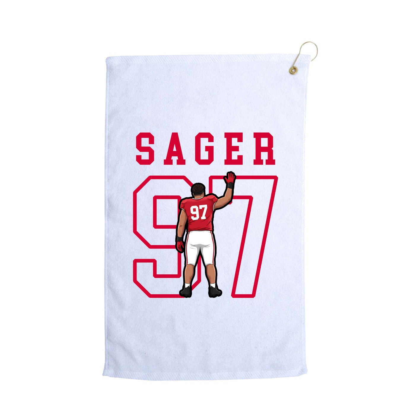 Golf Towel — Shirsey in White