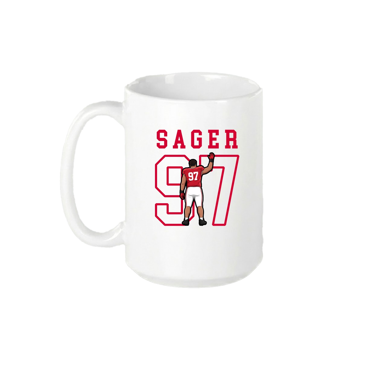 15oz Coffee Mug — Shirsey in White