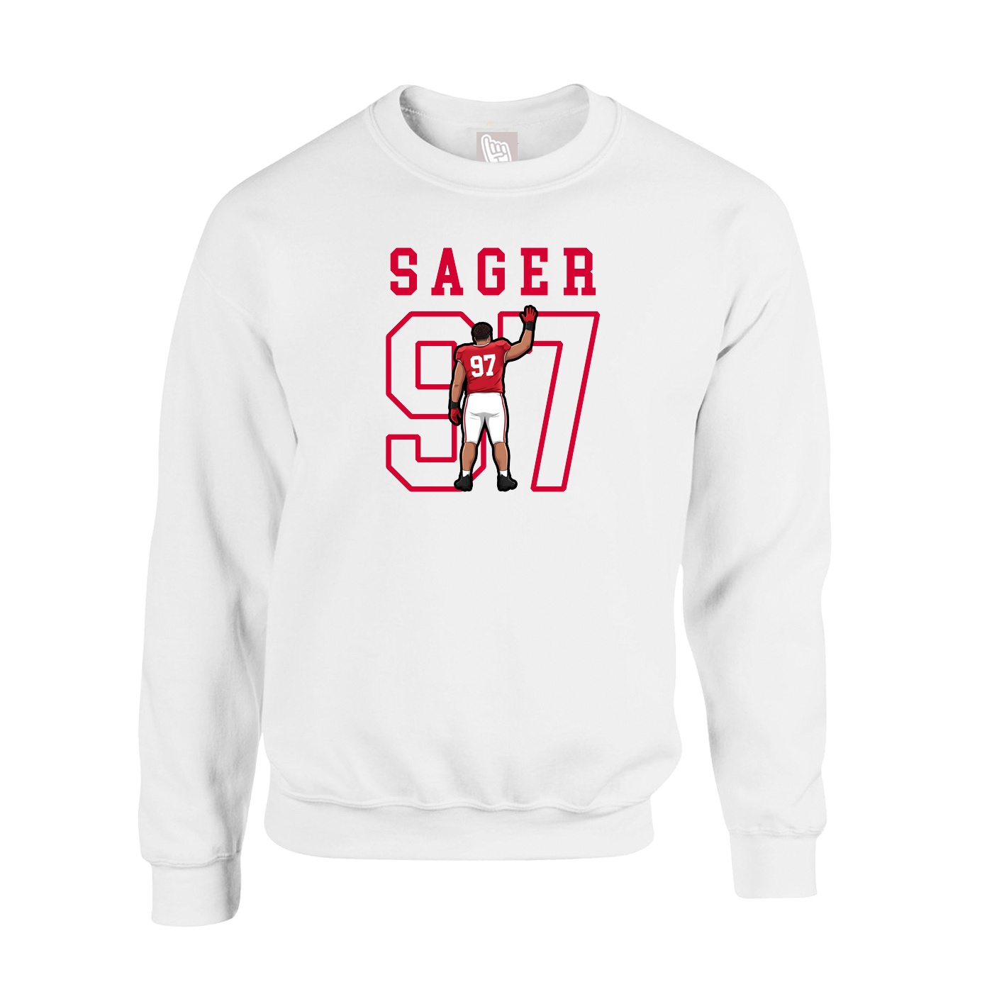Fleece Crew — Shirsey in White
