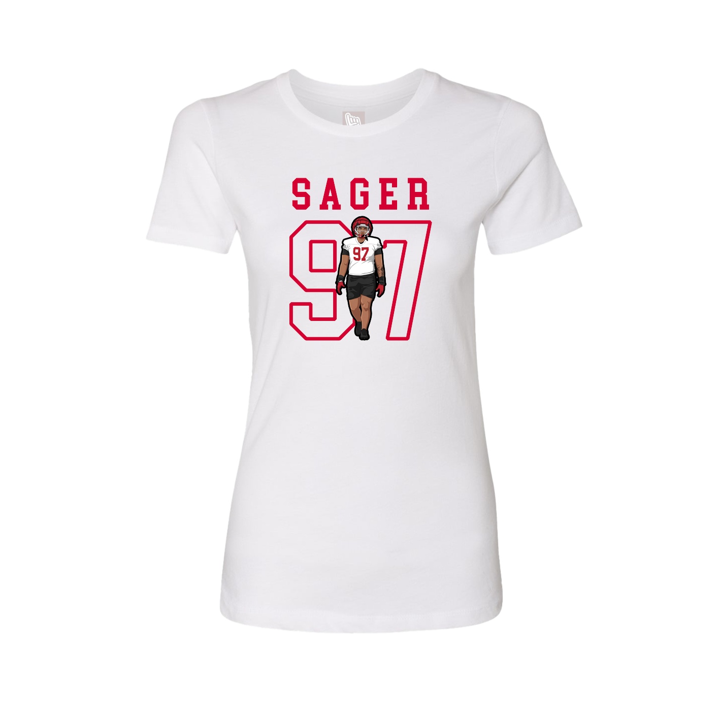 Fitted Women's Tee — Shirsey in White