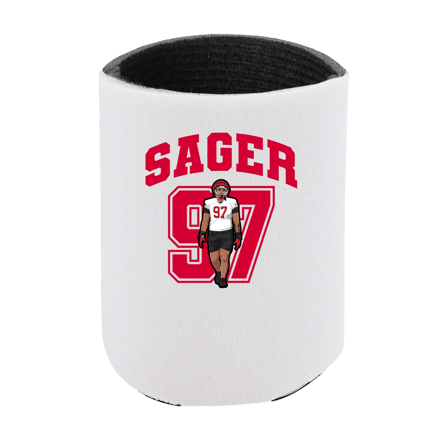 Can Holder — Number in White