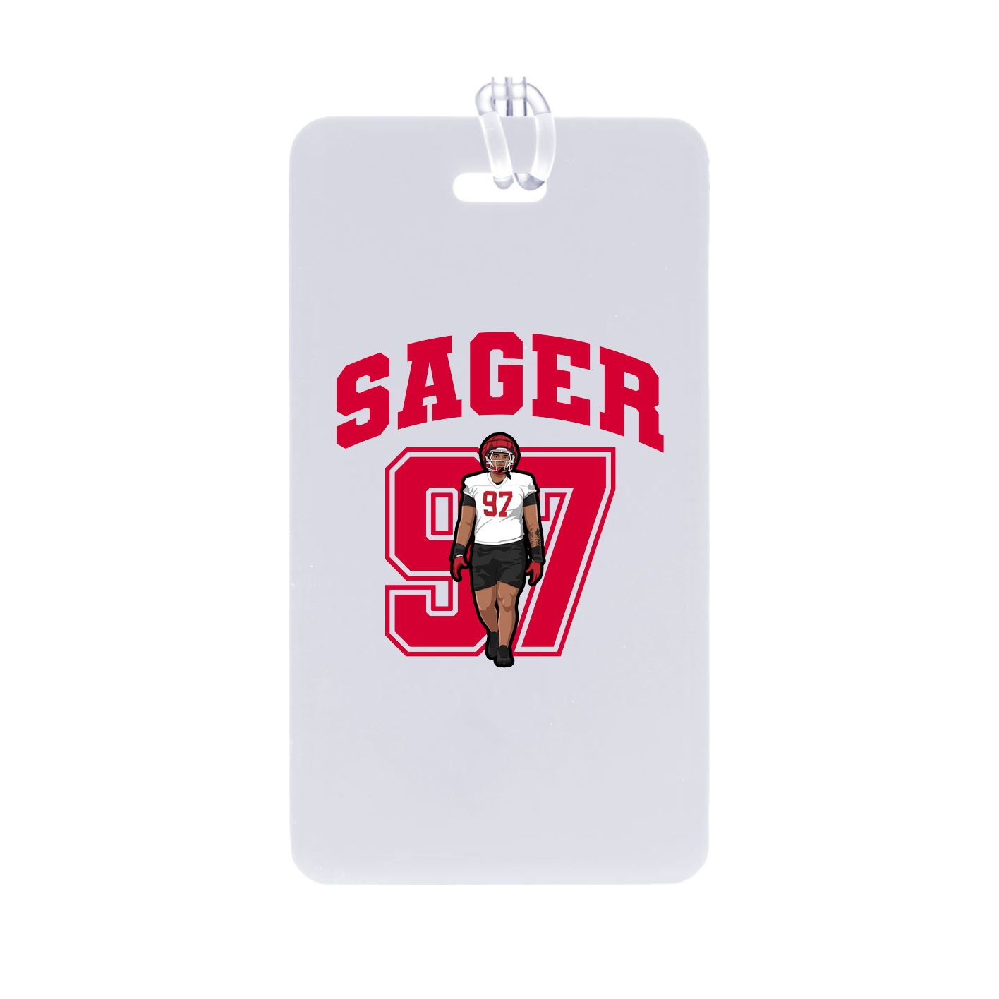 Bag Tag — Number in Classic