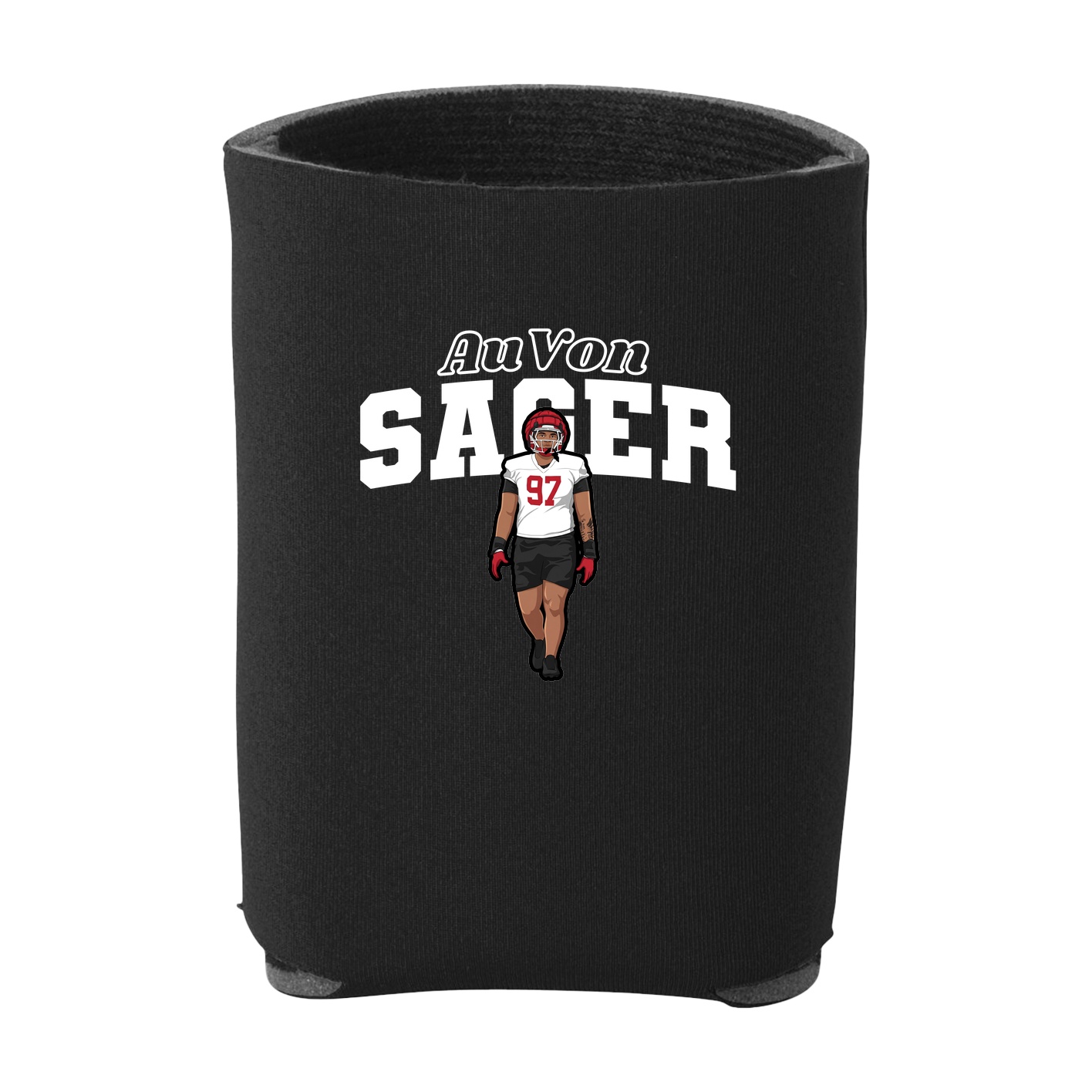 Can Holder — Name Arch in Black