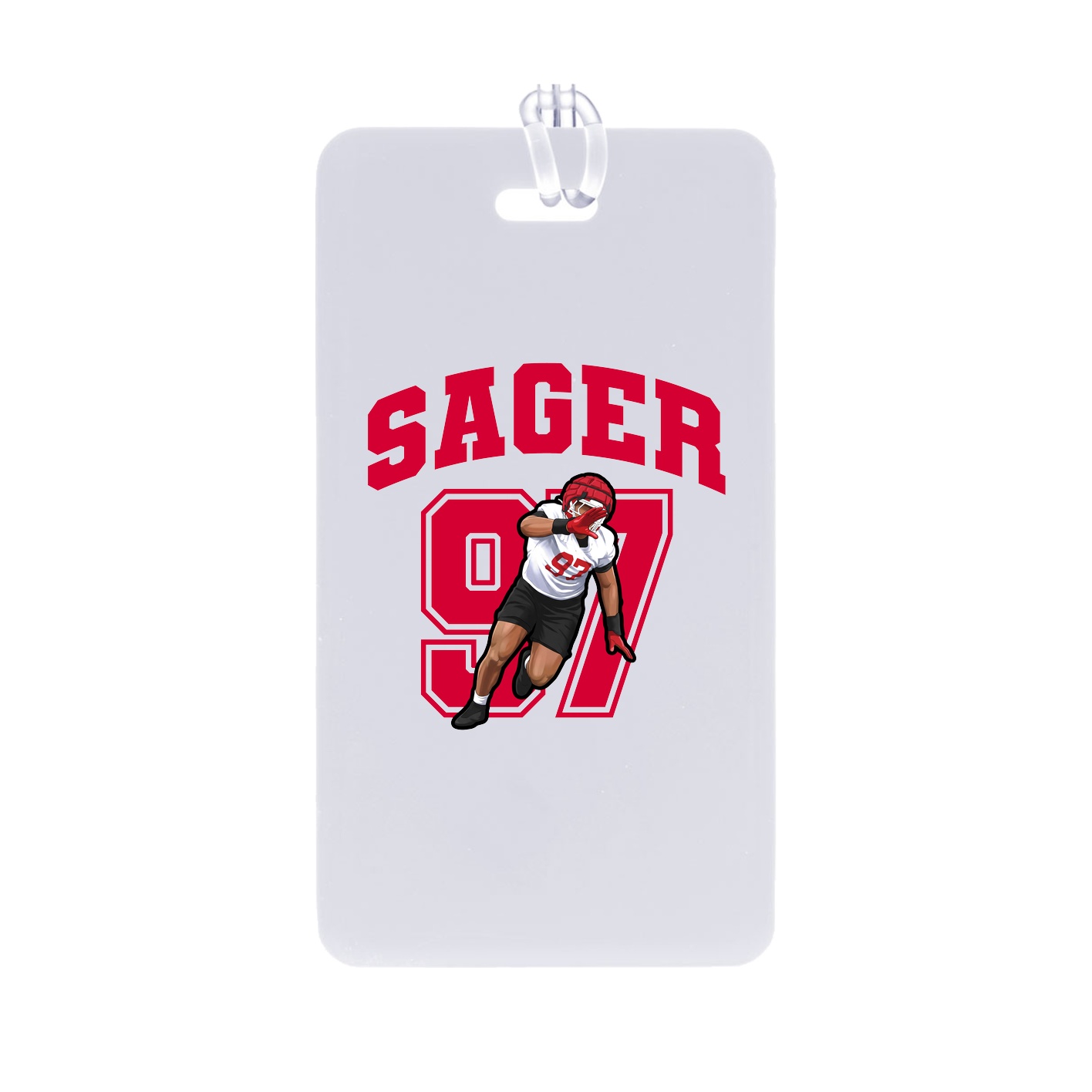 Bag Tag — Number in Classic