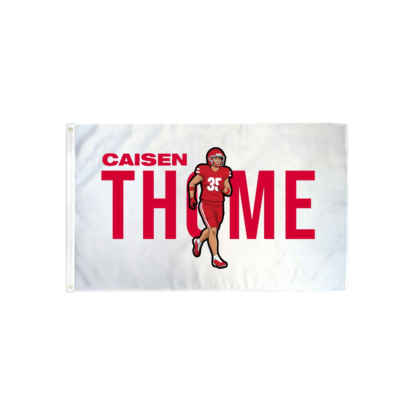 3x5 Flag — Player Name in Classic