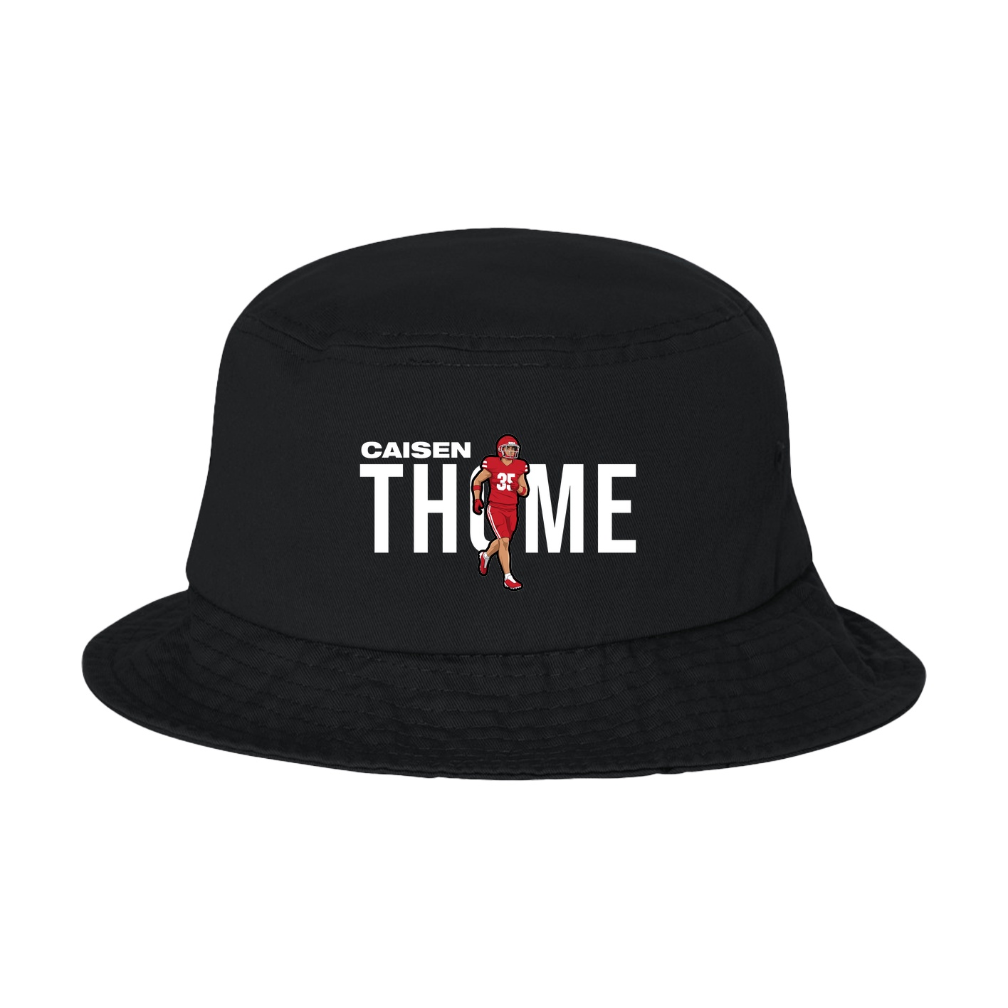 Bucket Cap — Player Name in Black