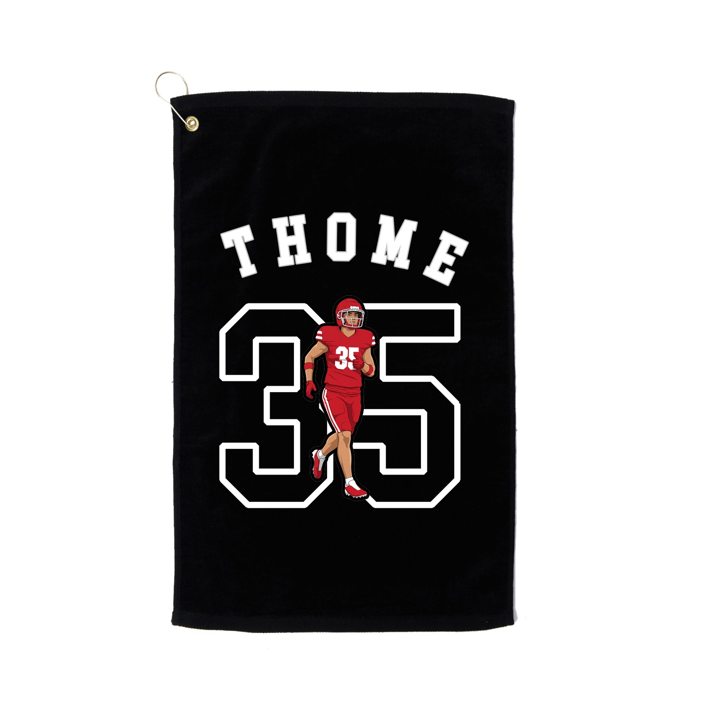 Golf Towel — Shirsey Arch in Black
