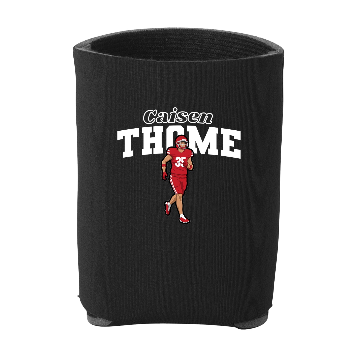 Can Holder — Name Arch in Black