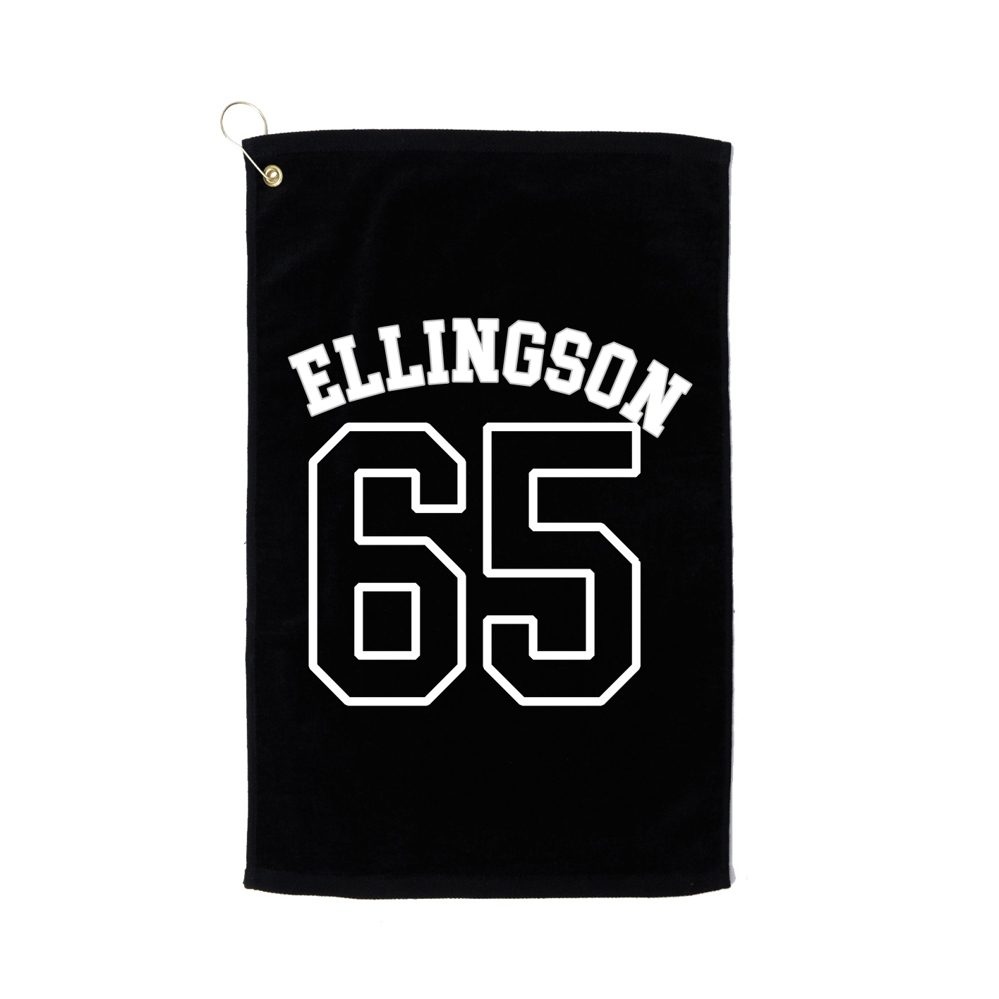 Golf Towel — Shirsey Arch in Black