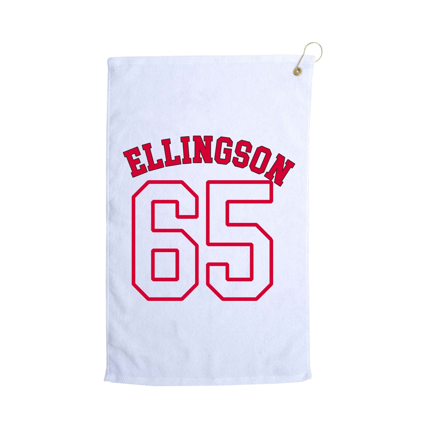 Golf Towel — Shirsey Arch in White