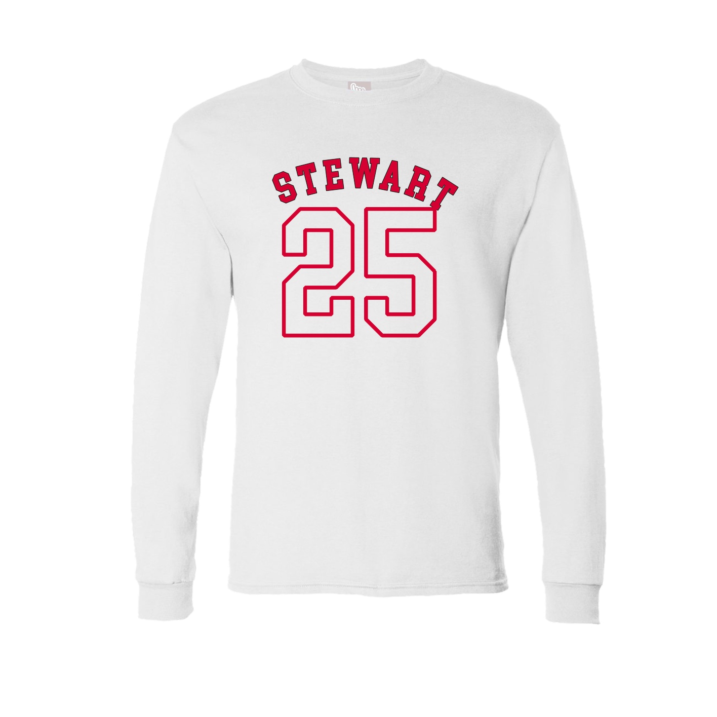 Long Sleeve Tee — Shirsey Arch in White