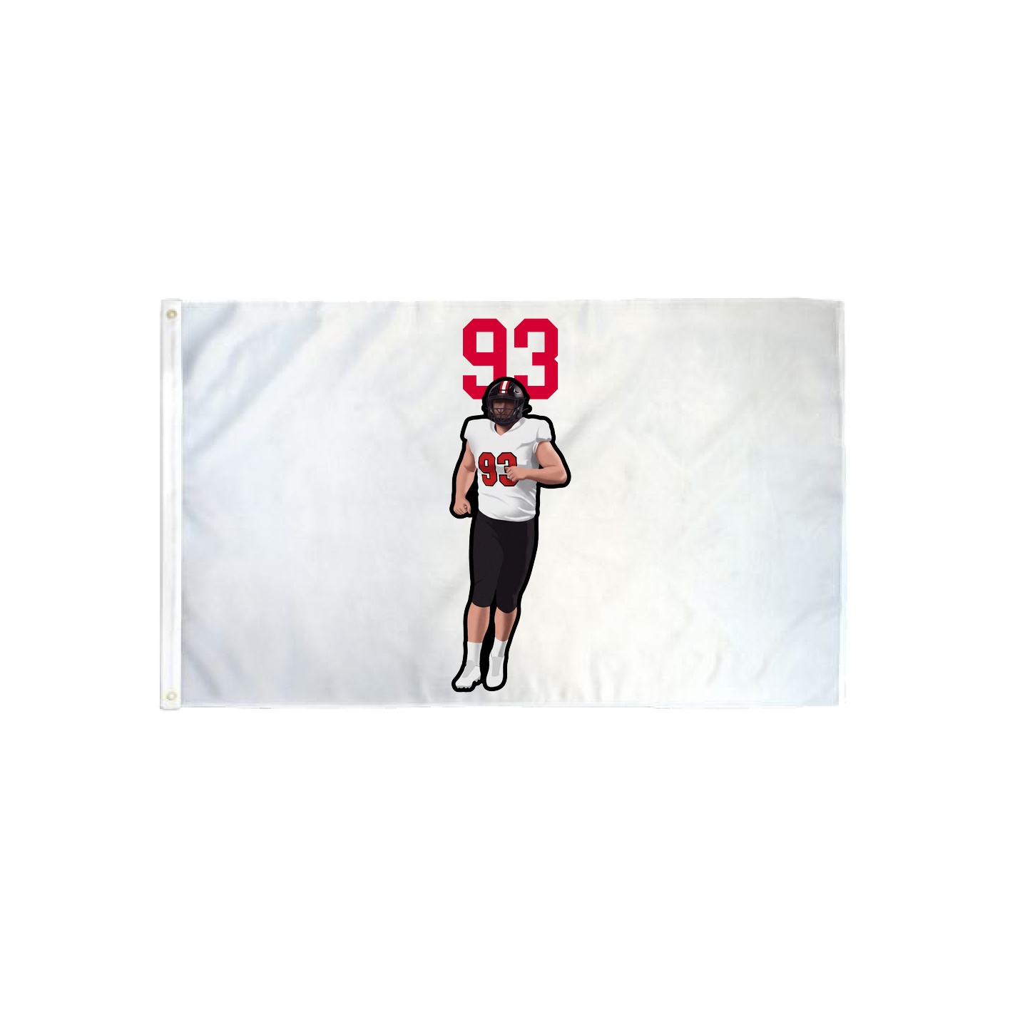 3x5 Flag — Number Top in Classic