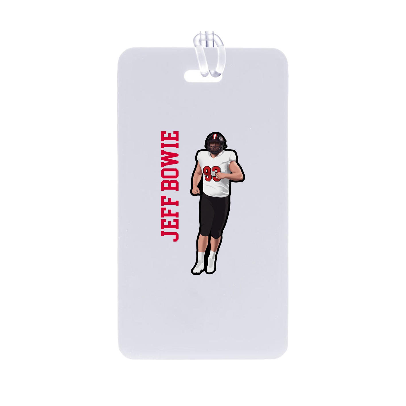 Bag Tag — Name Vertical in Classic