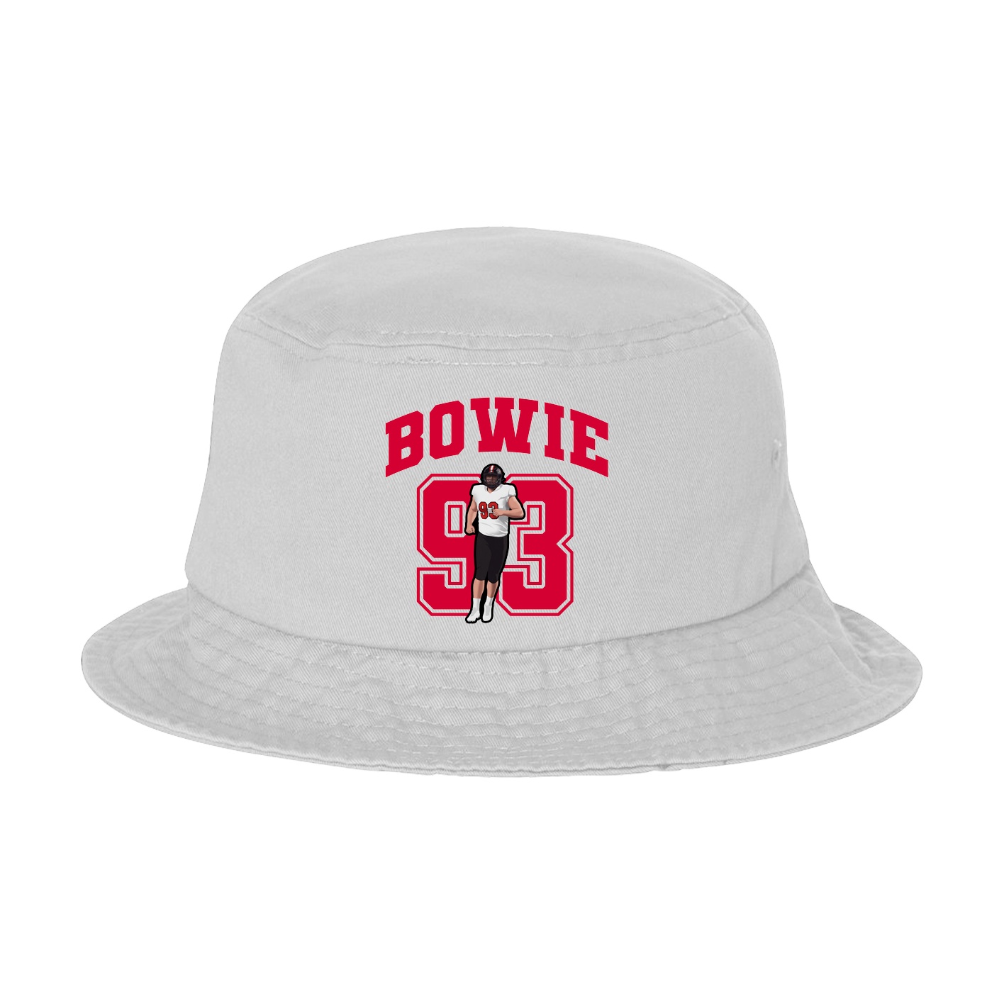 Bucket Cap — Number in White
