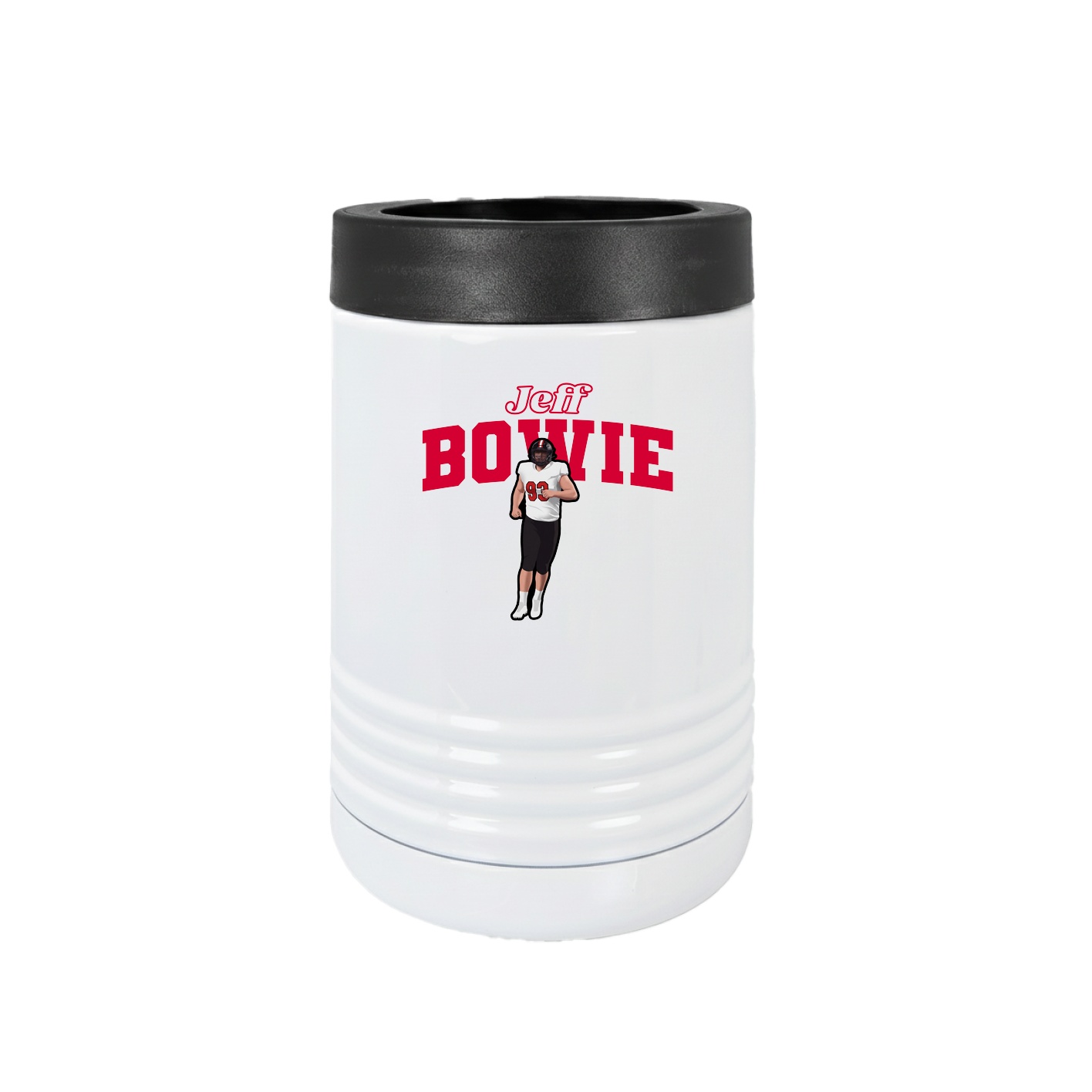 Beverage Holder — Name Arch in White
