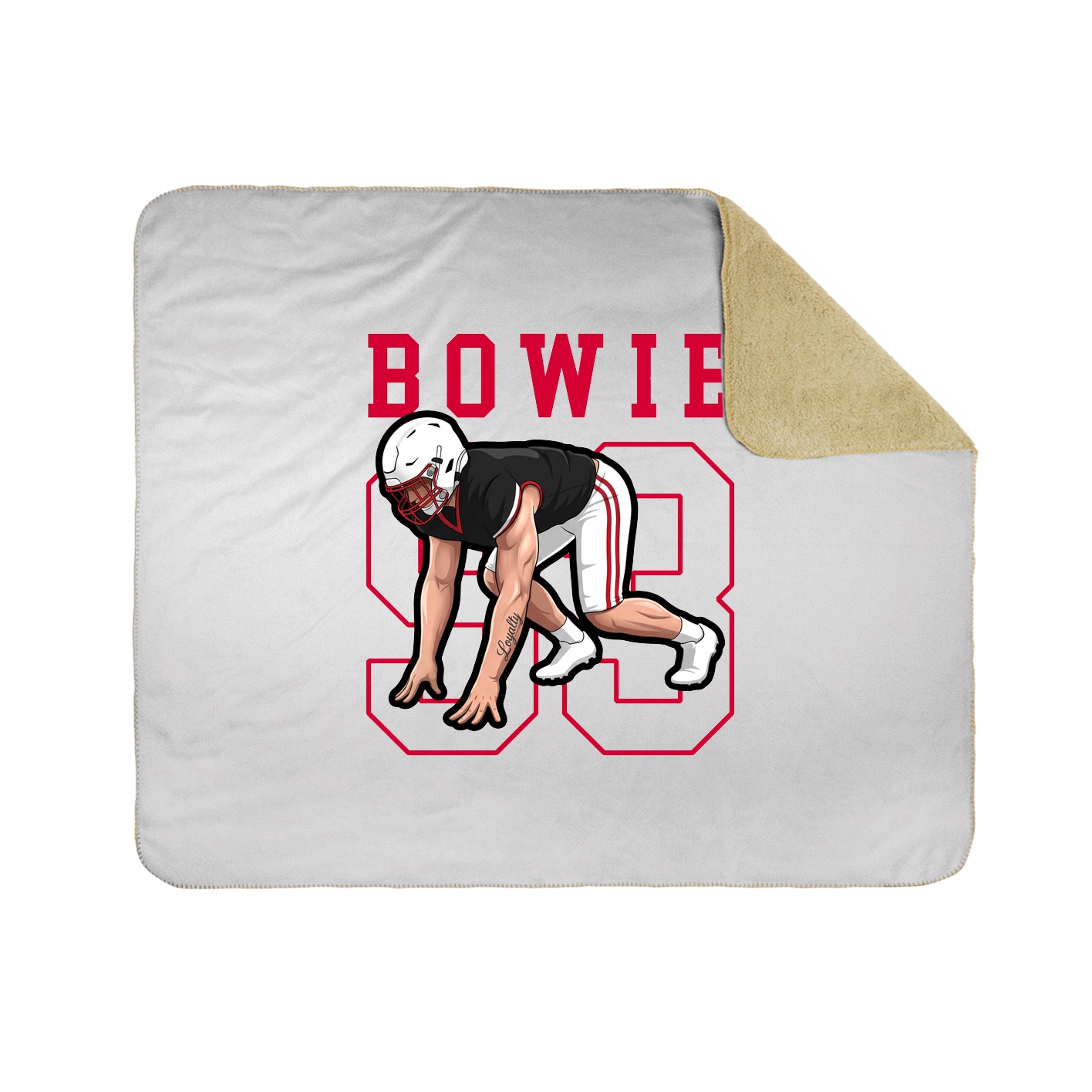 50x60 Sherpa Lined Throw Blanket