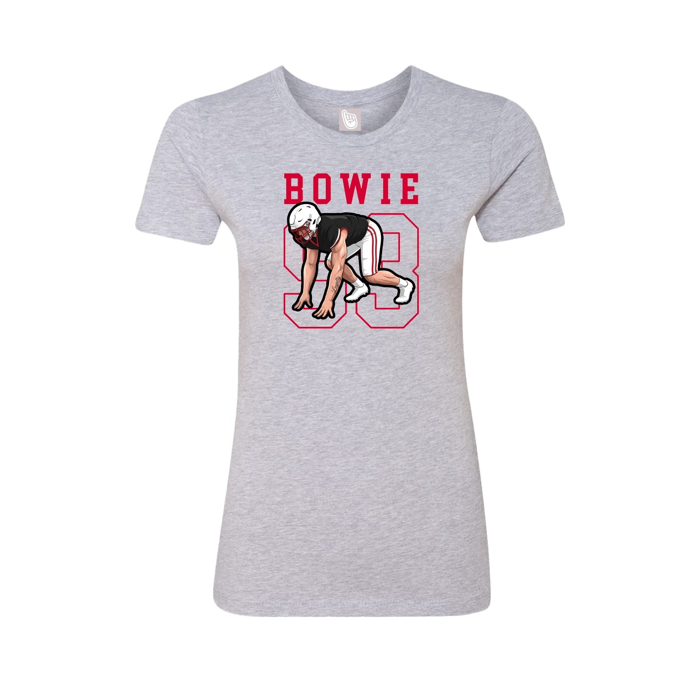 Fitted Women's Tee — Shirsey in Grey