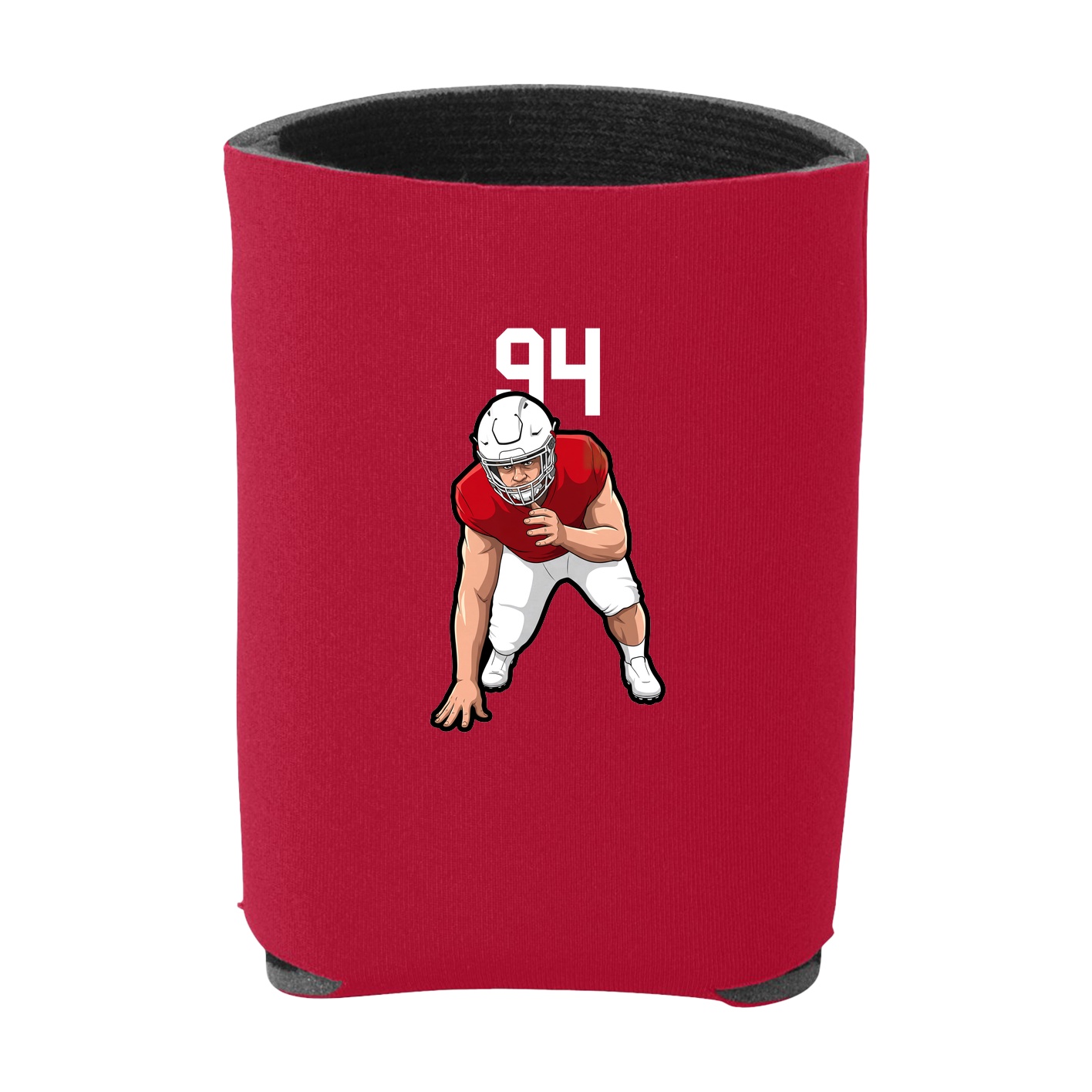 Can Holder — Number Top in Red