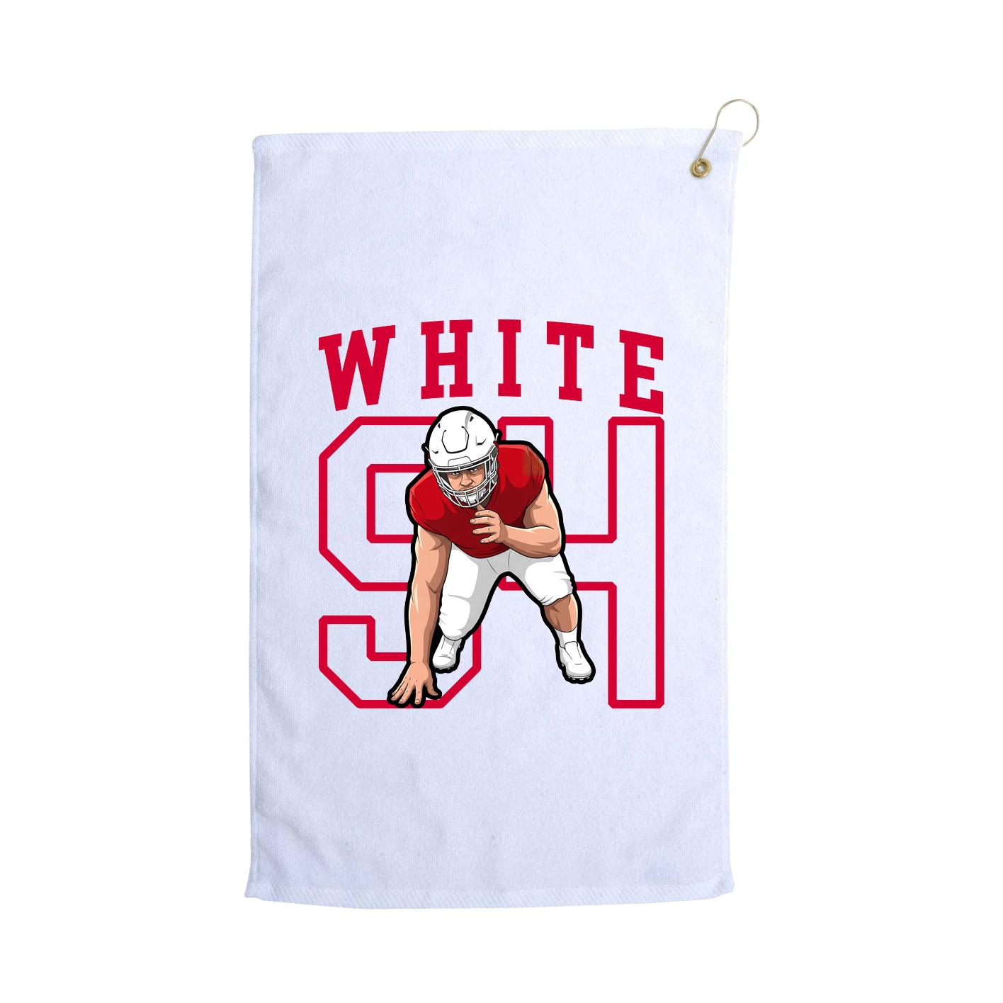 Golf Towel — Shirsey in White