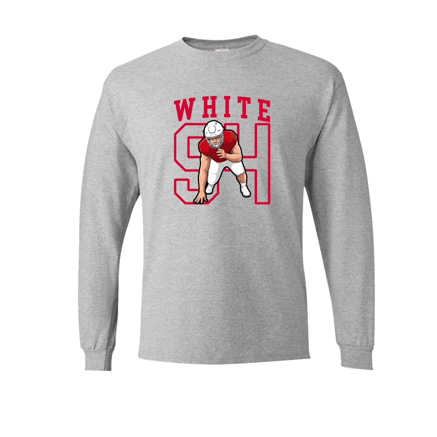 Long Sleeve Tee — Shirsey in Grey