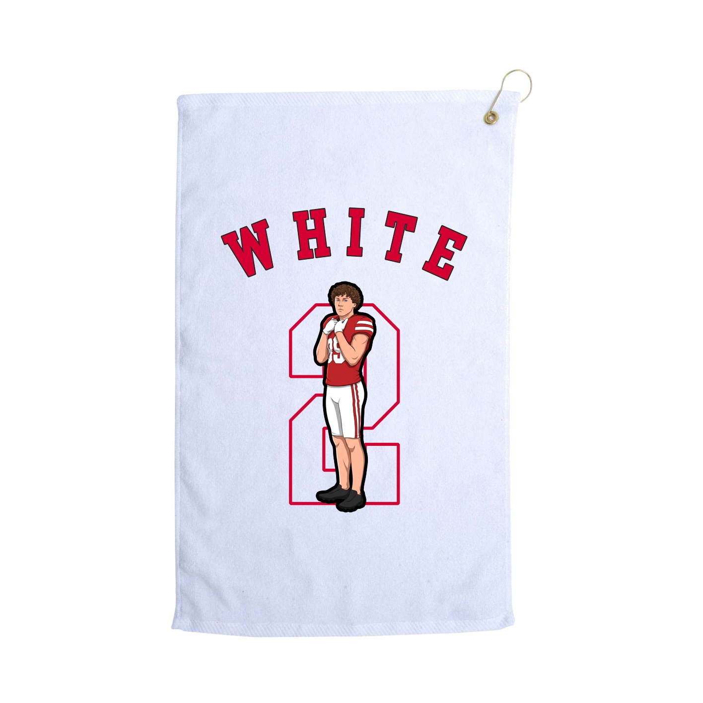 Golf Towel — Shirsey Arch in White