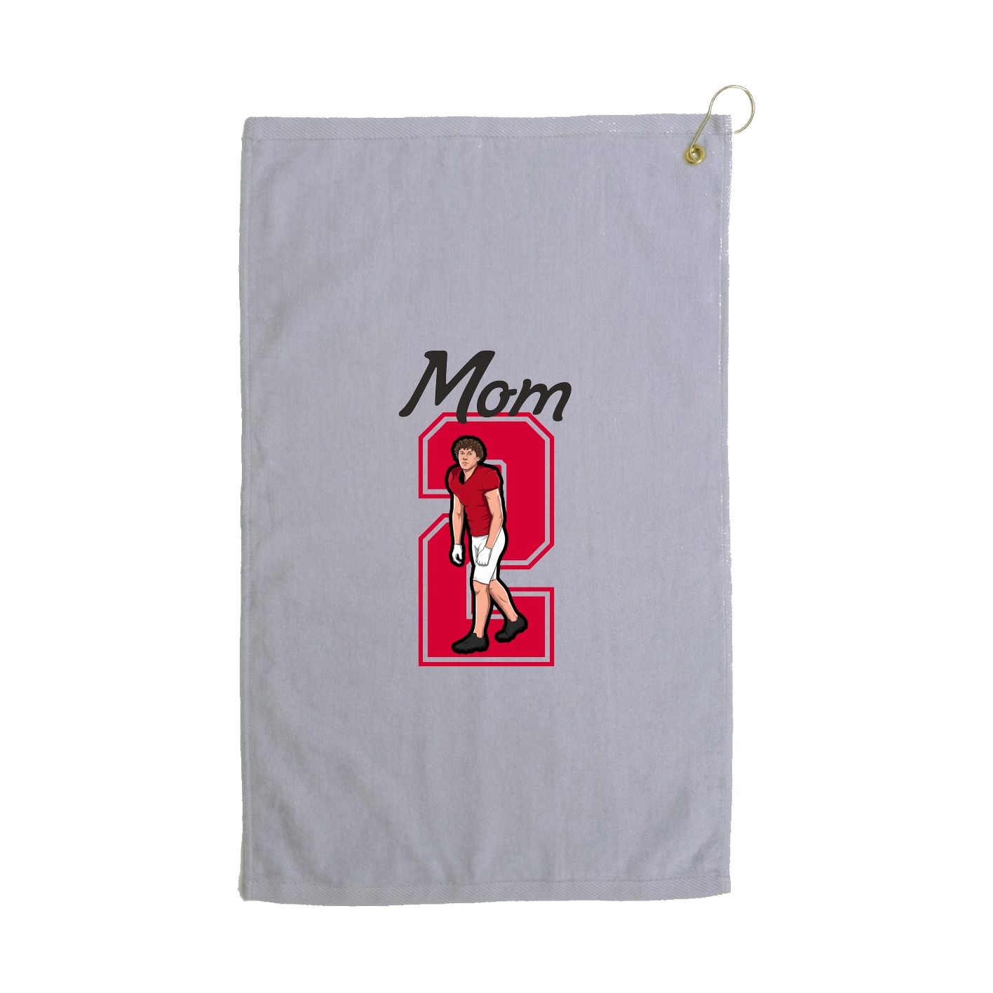 Golf Towel — Mothers Day Shirsey in Grey