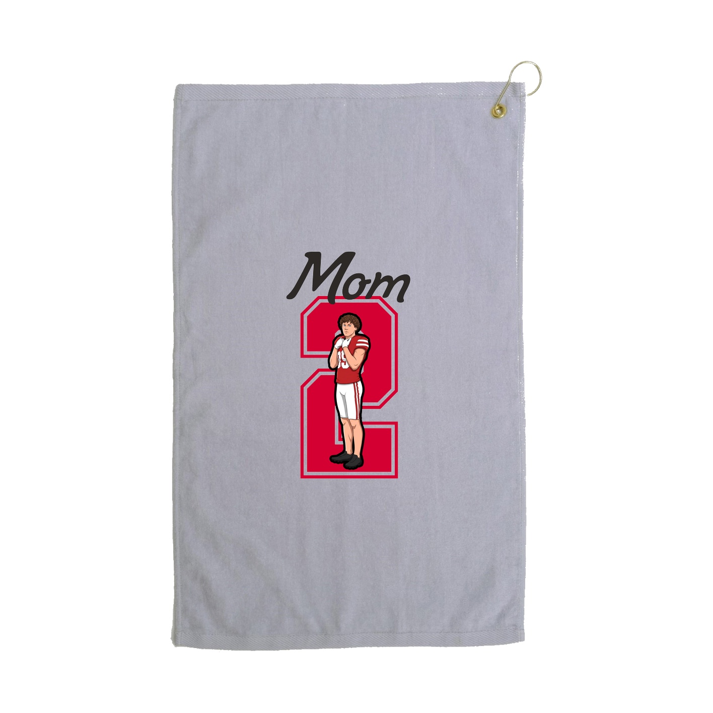 Golf Towel — Mothers Day Shirsey in Grey